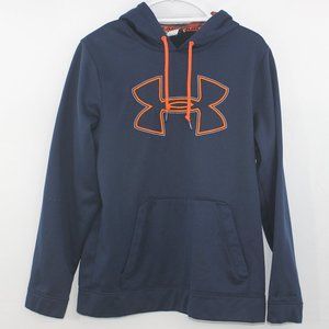 Under Armour Hooded Sweatshirt Navy Blue Medium